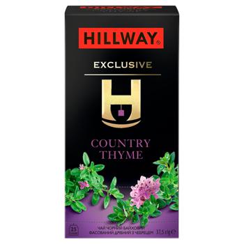 Чай черный Hillway с чабрецом 1,5г*25шт