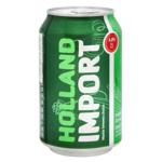 Пиво Holland Import світле 4,8% 0,33л