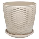 Aleana Rattan Cocoa Flower Pot with Stand 24*22cm