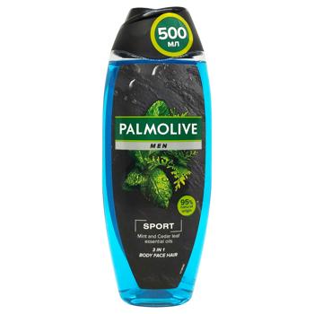 Palmolive Men Sport Shower Gel with Mint and Cedar Leaf Essential Oils 500ml