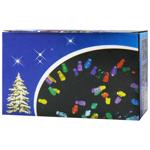 Гірлянда електрична 100 лампочок, 9м, чорний кабель, холодний білий арт. 6359-250402 И837