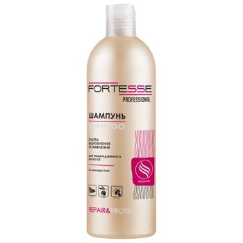 Fortesse Professional Revitalizing Shampoo for Dry, Damaged Hair in Need of Nourishment 400ml