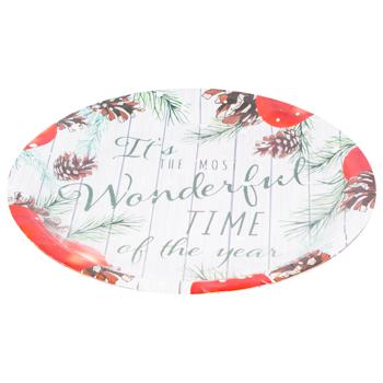 ZED Christmas Disposable Paper Plates 23cm 6pcs - buy, prices for - photo 2