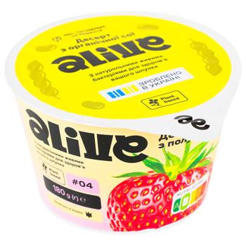 Alive Soy Yogurt with Strawberries 180g - buy, prices for COSMOS - photo 1