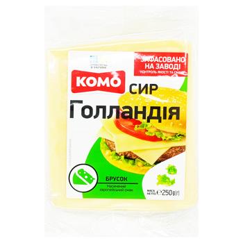 Сир Комо Брусок Голландія 45% - купити, ціни на КОСМОС - фото 1