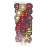 Plastic Christmas Balls 7cm 35pcs