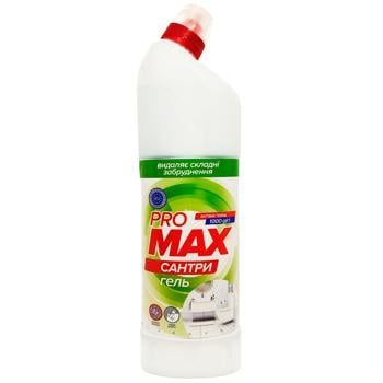 Pro Max Santri Sanitary and Hygienic Gel 1kg - buy, prices for Supermarket "Kharkiv" - photo 1