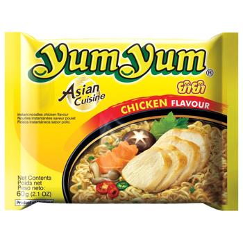 Локшина Yum Yum з куркою 60г - купити, ціни на КОСМОС - фото 1