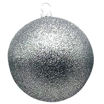 Silver Plastic Christmas Tree Ball 7cm in assortment - buy, prices for METRO - photo 4