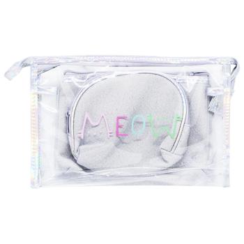 Косметичка прозора Мяу 3в1 колір в асортименті 25х17х6см - купити, ціни на Таврія В - фото 3