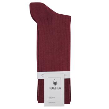 Krago Men's Socks s.43-46 Burgundy - buy, prices for NOVUS - photo 1