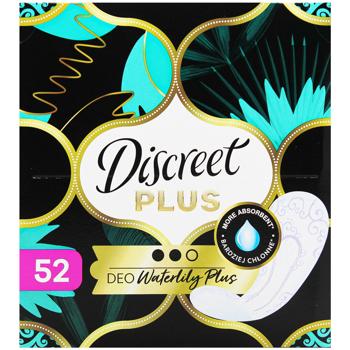 Прокладки ежедневные Discreet Plus Deo Waterlily Plus 52шт - купить, цены на МегаМаркет - фото 2