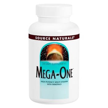 Мультивитамины и минералы Source Naturals Mega-One 60 таблеток - купить, цены на Biotus - фото 1