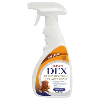 Засіб Clean Dex для миття поверхонь та виведення запахів собак 550мл - купити, ціни на MasterZoo - фото 1