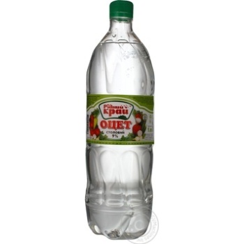 Ridnyi krai vinegar 9% 1000ml - buy, prices for MegaMarket - photo 1