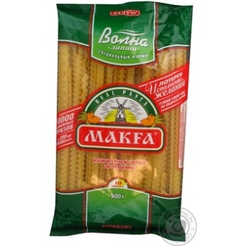 pasta fusilli makfa 500g polyethylene packaging