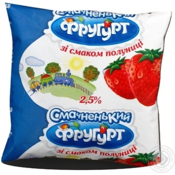 Yogurt Frugurt strawberry 2.5% 400g sachet Ukraine - buy, prices for MegaMarket - photo 4