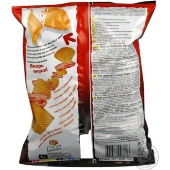 Chips Lay's potato bacon 80g Ukraine - buy, prices for NOVUS - photo 2