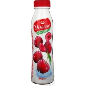 Йогурт Дольче питьевой вишня 2.5% 300г Украина - купить, цены на - фото 12