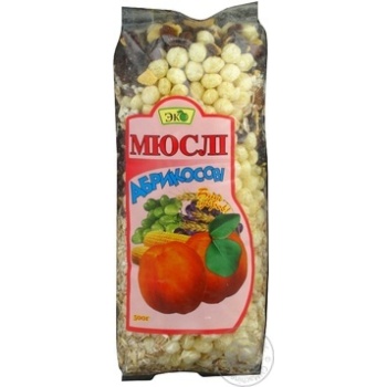 Мюслі Еко абрикосові 500г купити, ціни на МегаМаркет - фото 4