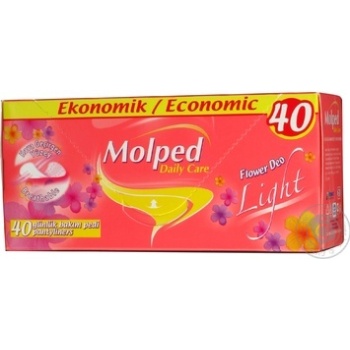 Прокладки Molped Everyday Freshness Deo ежедневные 40шт - купить, цены на NOVUS - фото 1