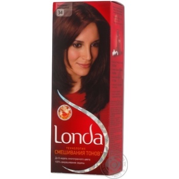 Londa Golden Chestnut №34 For Hair Color - buy, prices for MegaMarket - photo 3