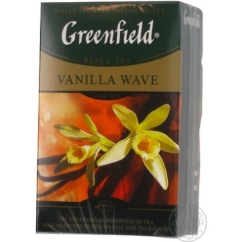 Black pekoe tea Greenfield Vanilla Wave with spices apricot pieces and vanilla flavor 100g Ukraine - buy, prices for - photo 3