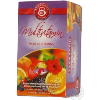 Multivitamin tea bags Teekanne with 10 vitamins 20x3g Germany - buy, prices for - photo 6