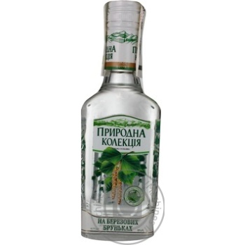 vodka na berezovih brunkah pryroda 40% 375ml glass bottle Ukraine - buy, prices for - photo 2