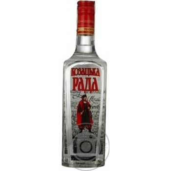 vodka kozatska rada 40% 750ml glass bottle Ukraine - buy, prices for - photo 10