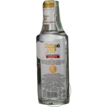 Vodka Khlibniy dar Pshenychna 40% 200ml glass bottle Ukraine - buy, prices for NOVUS - photo 2