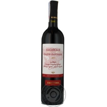 Wine Tbilvino Alazani valley red semisweet 12.5% 2010year 750ml Georgia - buy, prices for MegaMarket - photo 1