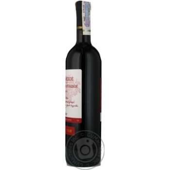 Wine Tbilvino Alazani valley red semisweet 12.5% 2010year 750ml Georgia - buy, prices for MegaMarket - photo 2