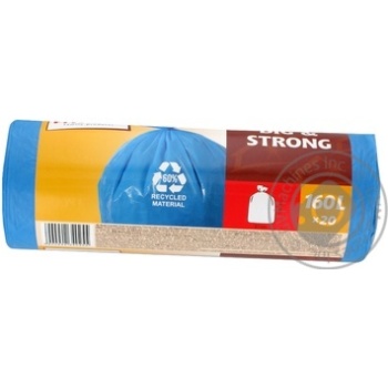 Пакети д/сміття Paclan Big&Strong 160л/20шт х12 купить, цены на МегаМаркет - фото 3