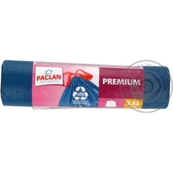 Пакети д/сміття Paclan Premium 35л*15шт х30 купить, цены на МегаМаркет - фото 3