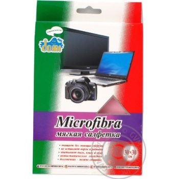 Серветка універсальна М'яка Domi Мікрофібра 1шт - купити, ціни на - фото 2