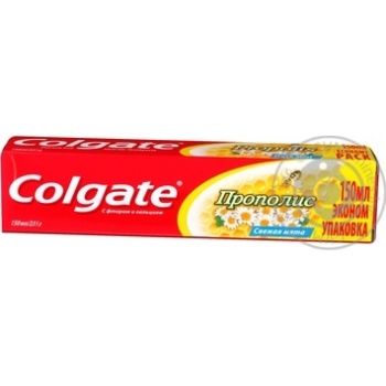 Зубна паста Colgate  Прополіс Свіжа М'ята 150мл купити, ціни на МегаМаркет - фото 2