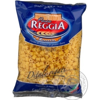 Pasta tubes Pasta reggia 500g - buy, prices for MegaMarket - photo 1