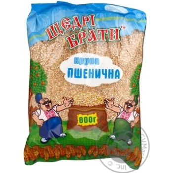 Крупа пшеничная Щедрі брати 800г купить, цены на МегаМаркет - фото 2