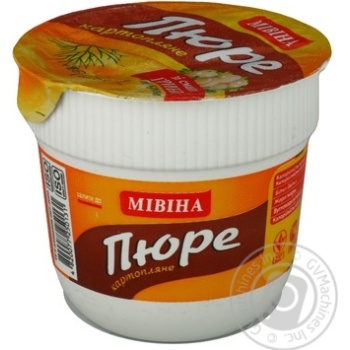 puree mivina potato mushroom 37g plastic cup Ukraine - buy, prices for - photo 7