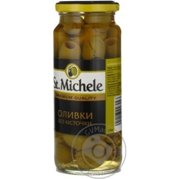 Оливки St.Michele зелені б/к 358мл х12 купить, цены на МегаМаркет - фото 3