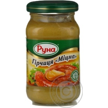 Гірчиця Руна Міцна 210г купити, ціни на МегаМаркет - фото 6