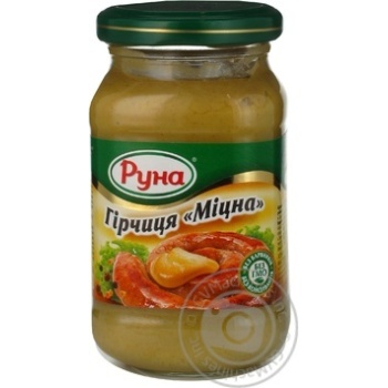 Mustard Runa 250g glass jar - buy, prices for MegaMarket - photo 2