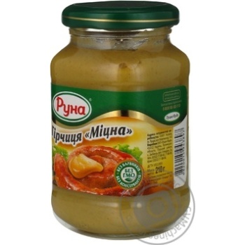 Mustard Runa 250g glass jar - buy, prices for MegaMarket - photo 3
