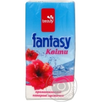 Серветки столові Fantasy Квіти 3шар. 10шт. купить, цены на МегаМаркет - фото 2