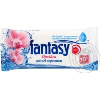 wet wipes fantasy orchid 10pcs