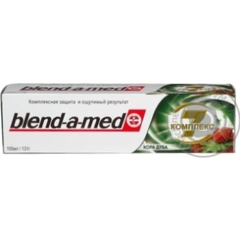 Зубная паста Blend-a-med Комплекс 7 Кора Дуба 100мл купить, цены на МегаМаркет - фото 2