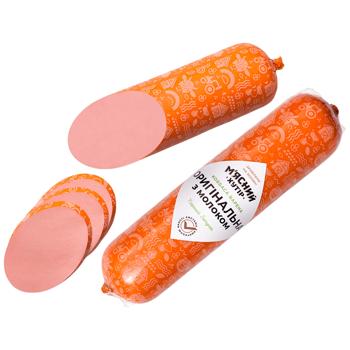 Колбаса Мясной хутор молоко Украина - купить, цены на Торба - фото 1