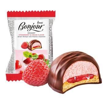 Konti Bonjour Strawberry with Cream Dessert 29g - buy, prices for NOVUS - photo 3