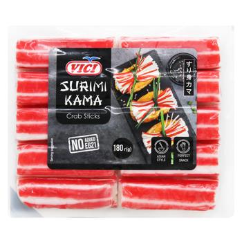 Крабовые палочки Vici Surimi Kama охлажденные 180г - купить, цены на ULTRAMARKET - фото 1